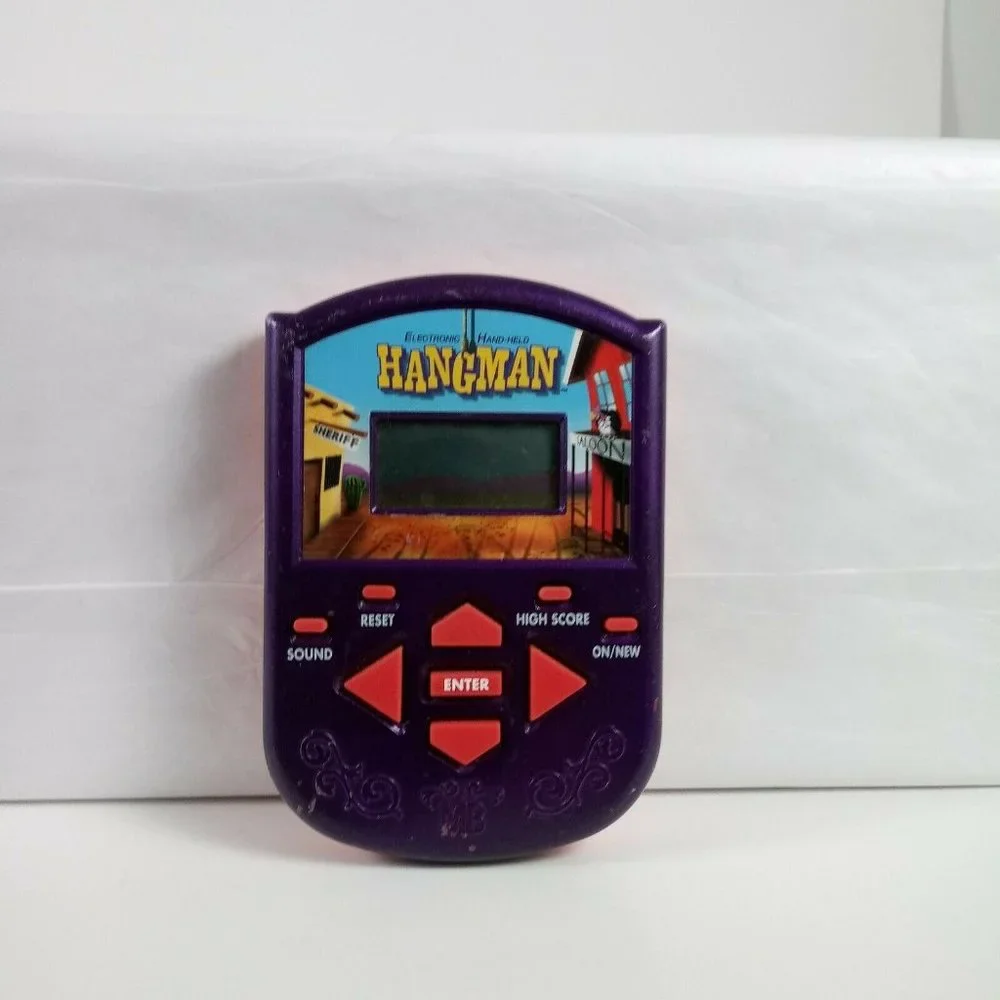 Electronic Handheld HANGMAN Video Game Vintage Retro Throwback